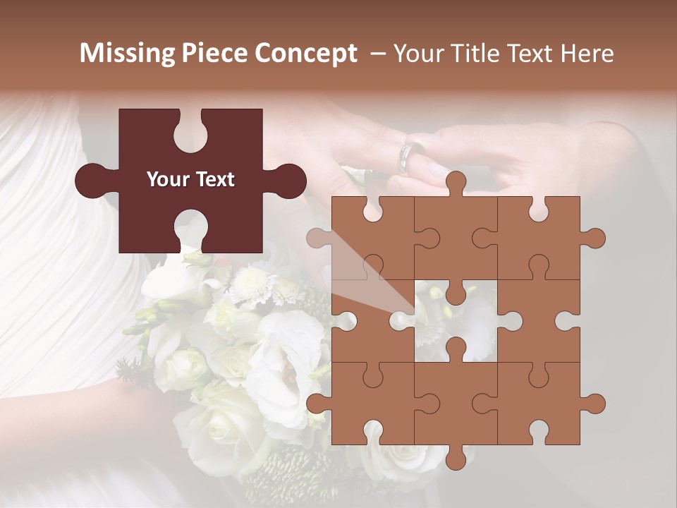 Bride Young Ceremony PowerPoint Template