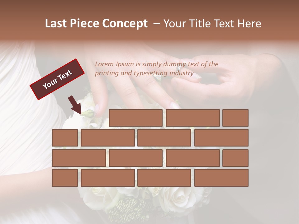 Bride Young Ceremony PowerPoint Template