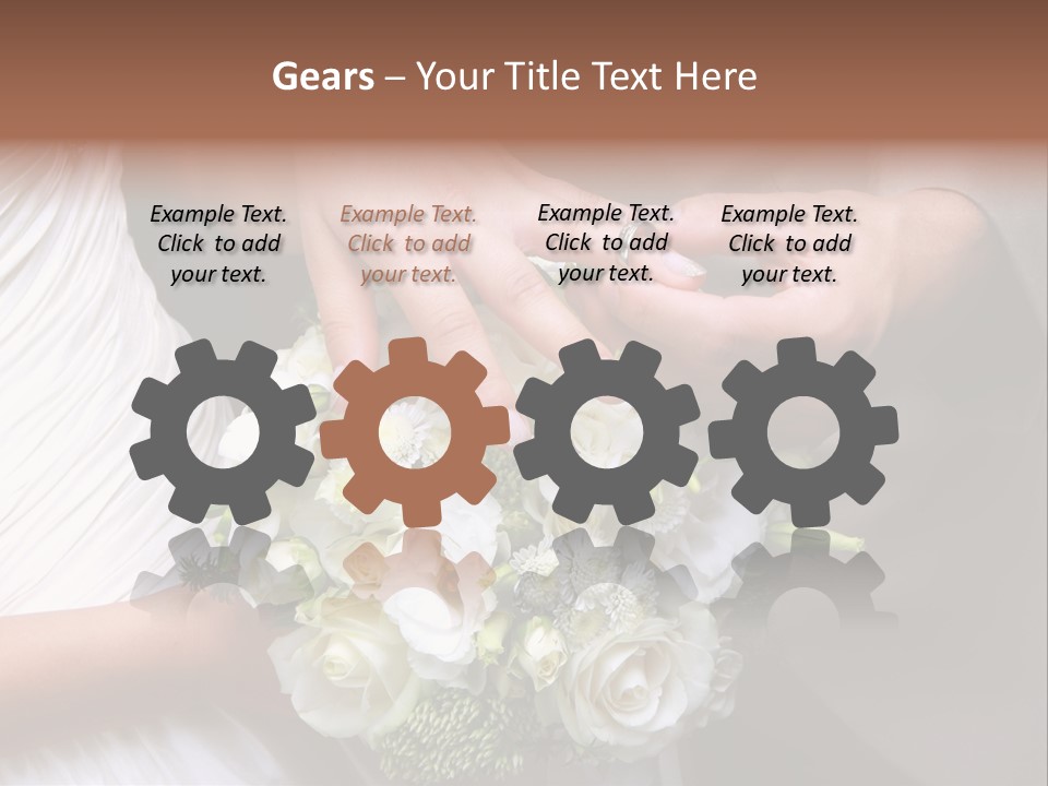 Bride Young Ceremony PowerPoint Template