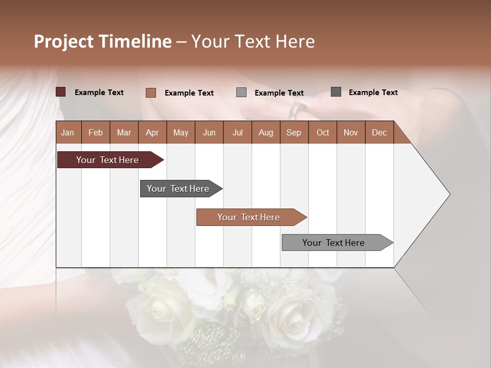 Bride Young Ceremony PowerPoint Template