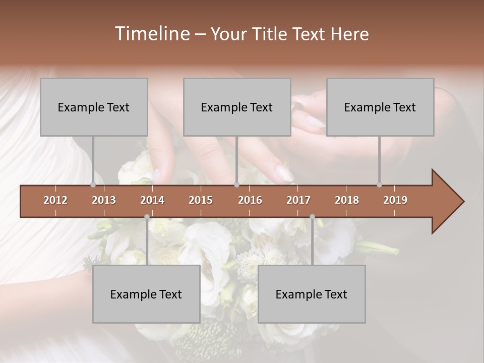 Bride Young Ceremony PowerPoint Template