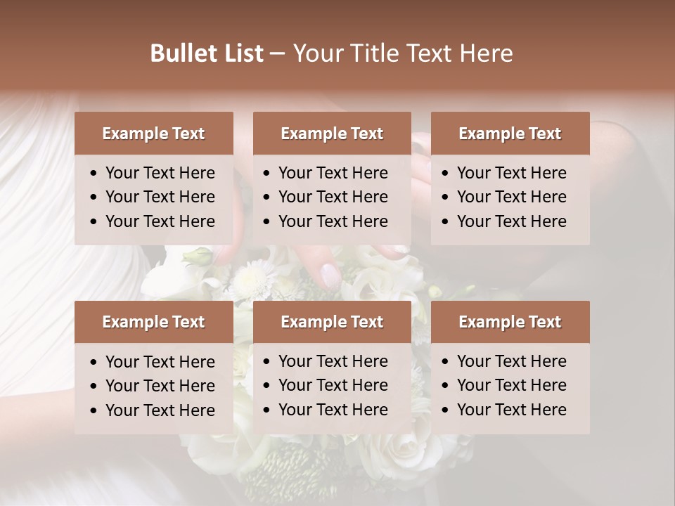 Bride Young Ceremony PowerPoint Template