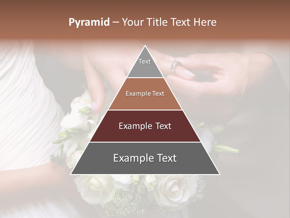 Bride Young Ceremony PowerPoint Template