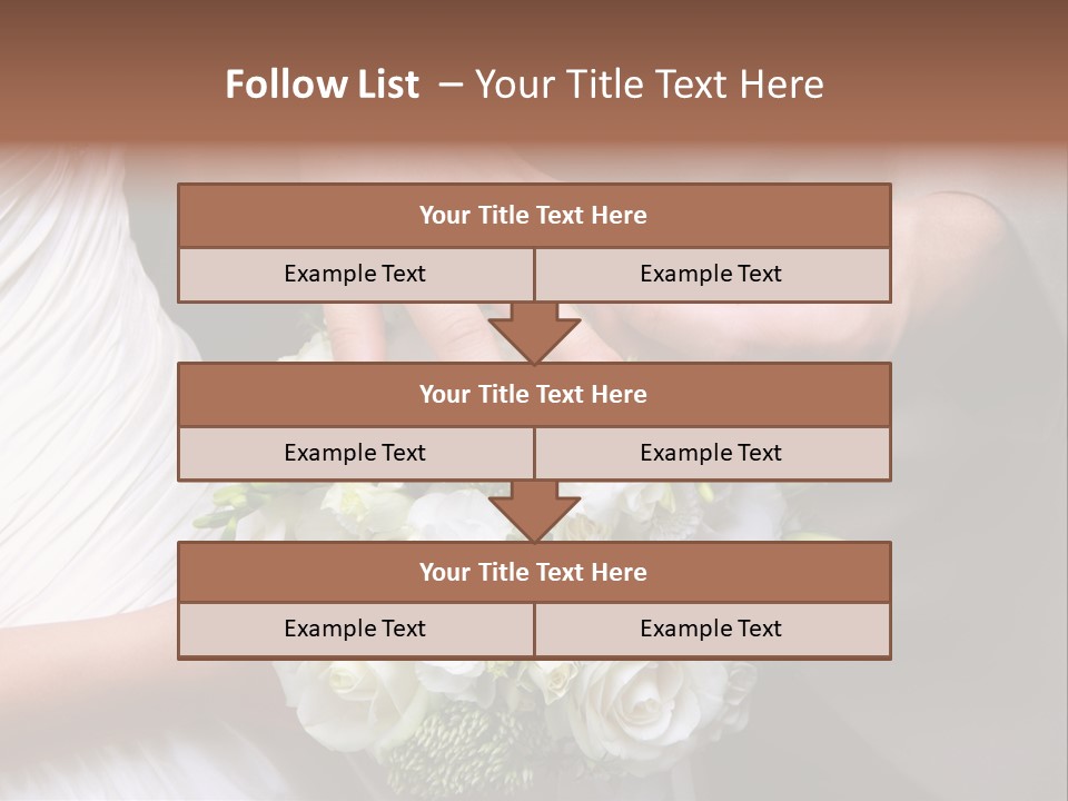 Bride Young Ceremony PowerPoint Template