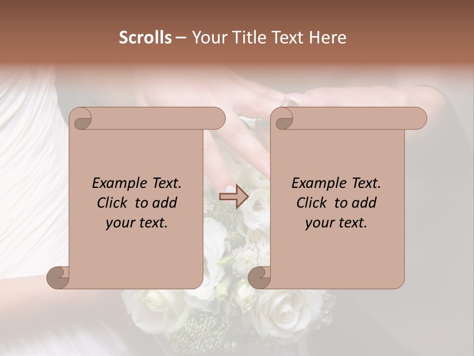 Bride Young Ceremony PowerPoint Template