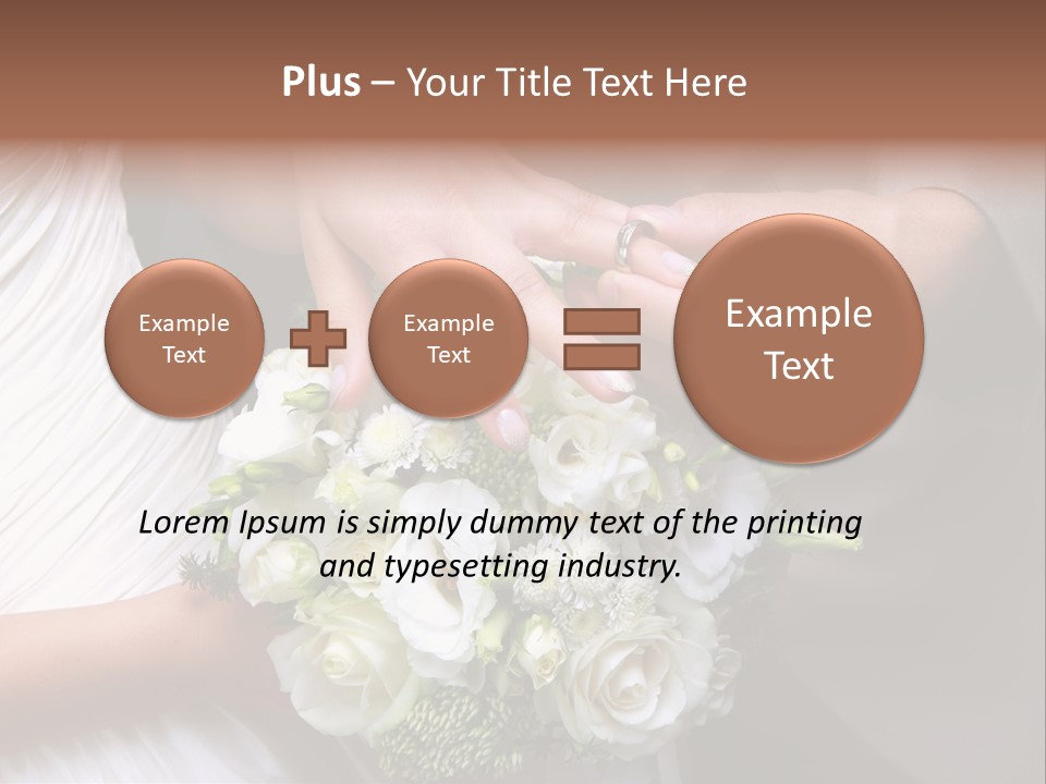 Bride Young Ceremony PowerPoint Template
