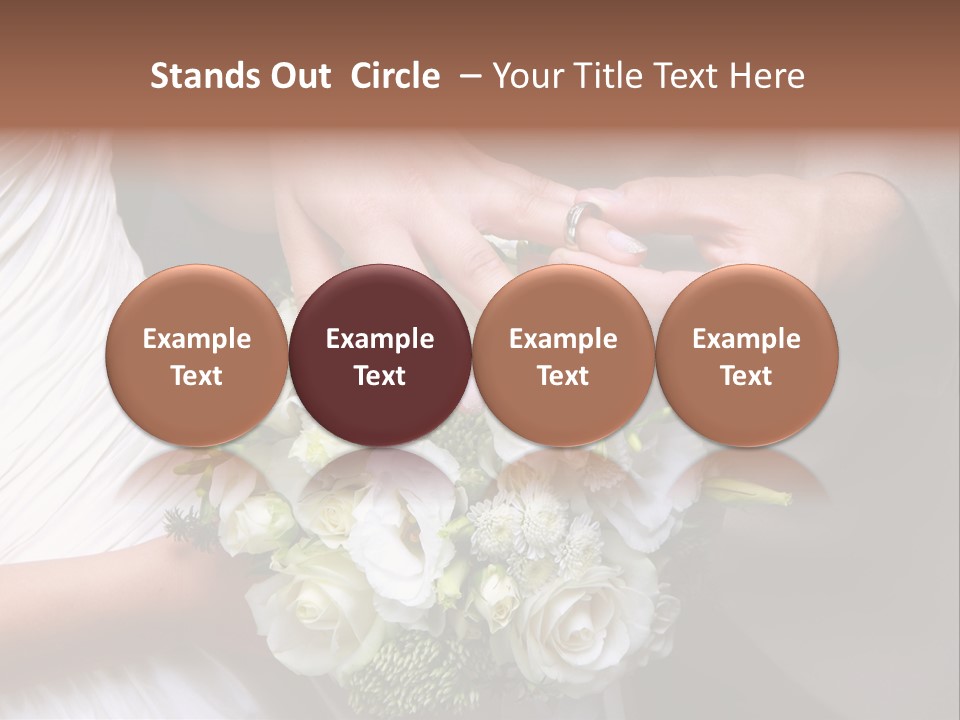 Bride Young Ceremony PowerPoint Template