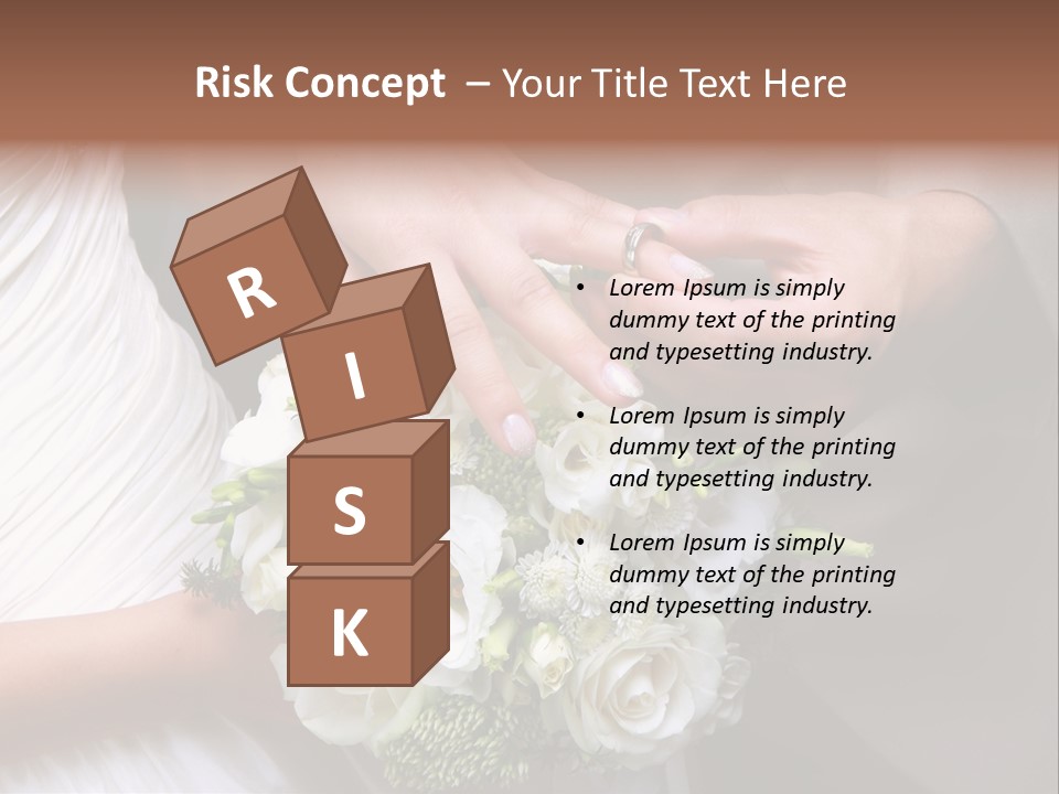 Bride Young Ceremony PowerPoint Template
