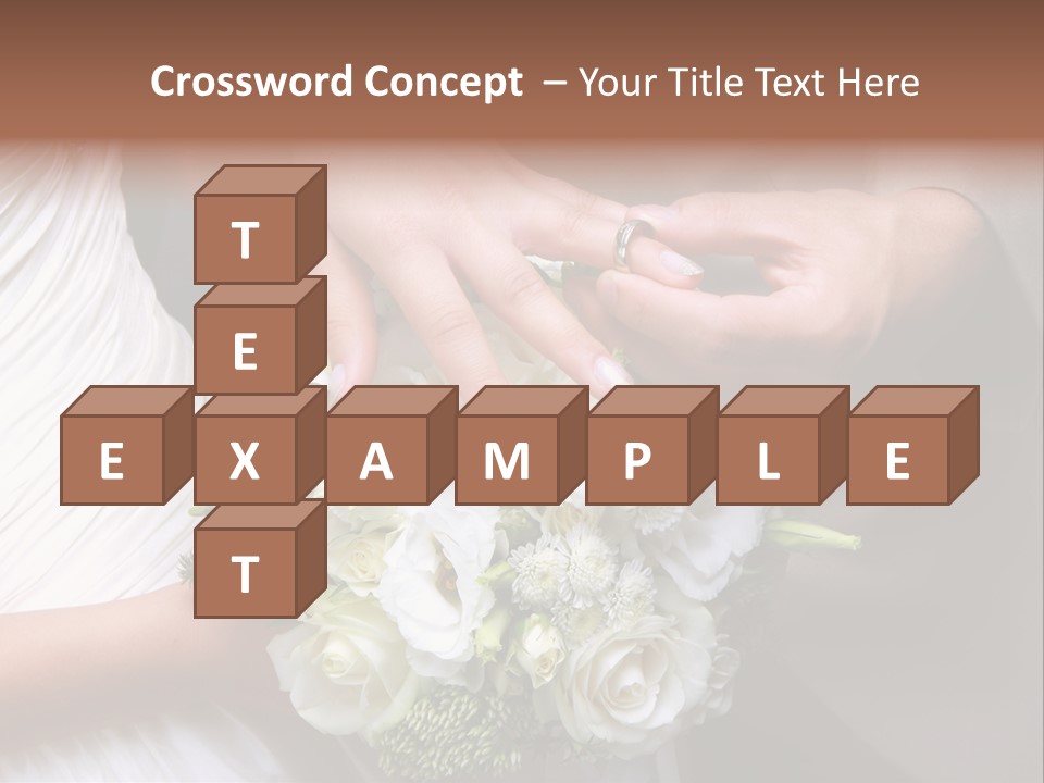 Bride Young Ceremony PowerPoint Template