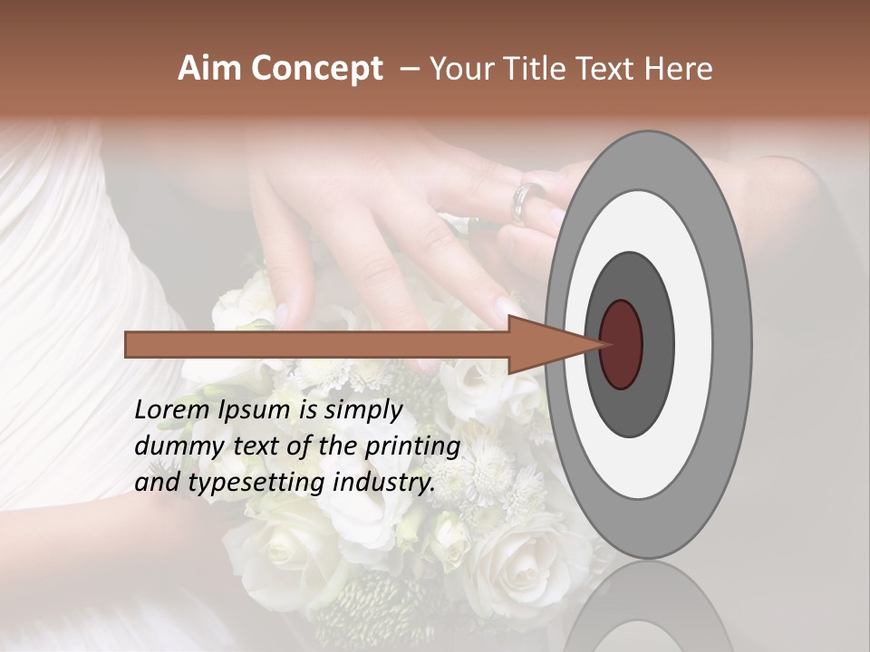 Bride Young Ceremony PowerPoint Template