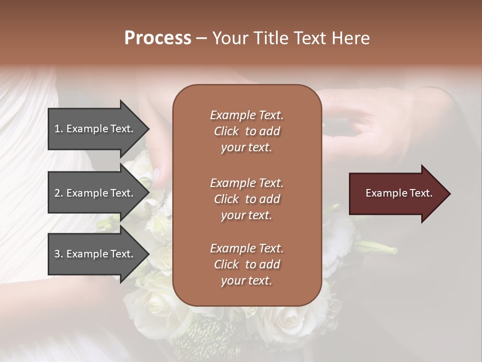 Bride Young Ceremony PowerPoint Template