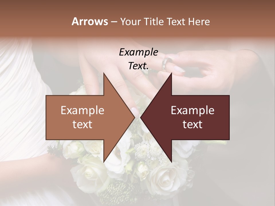 Bride Young Ceremony PowerPoint Template