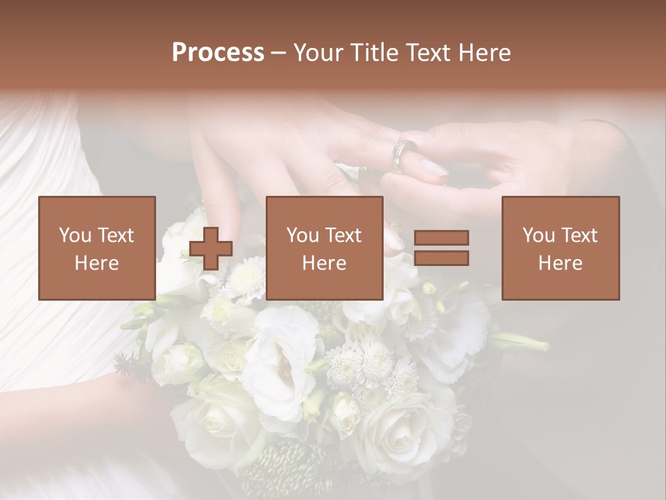 Bride Young Ceremony PowerPoint Template