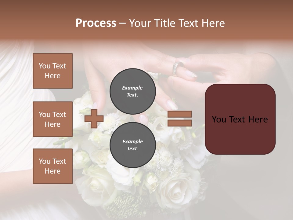 Bride Young Ceremony PowerPoint Template