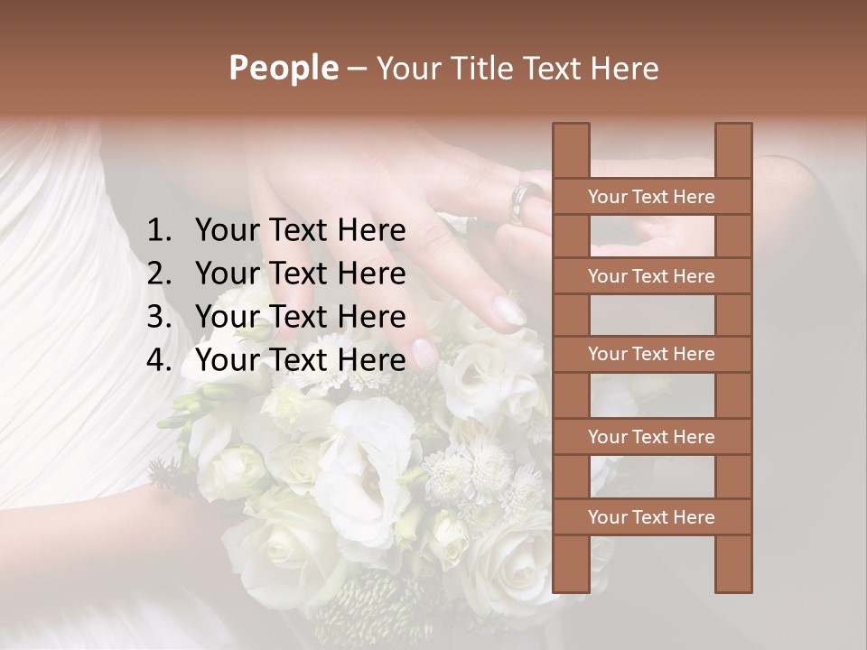 Bride Young Ceremony PowerPoint Template