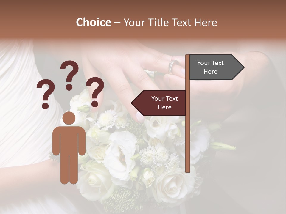 Bride Young Ceremony PowerPoint Template
