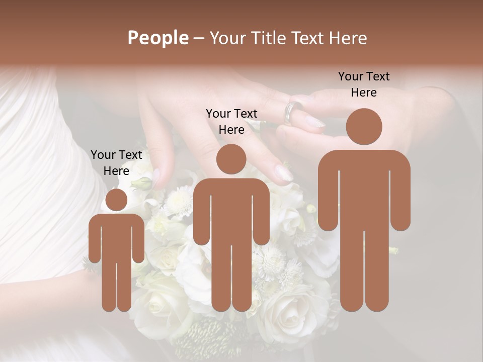 Bride Young Ceremony PowerPoint Template