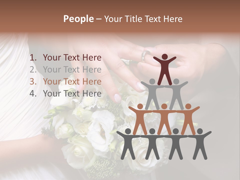 Bride Young Ceremony PowerPoint Template