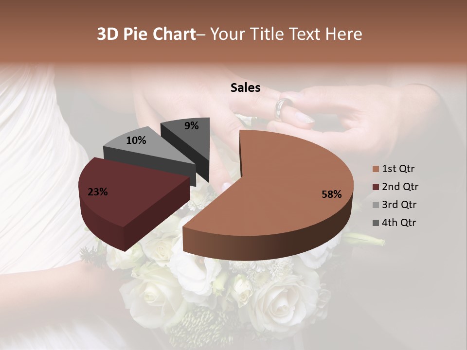 Bride Young Ceremony PowerPoint Template