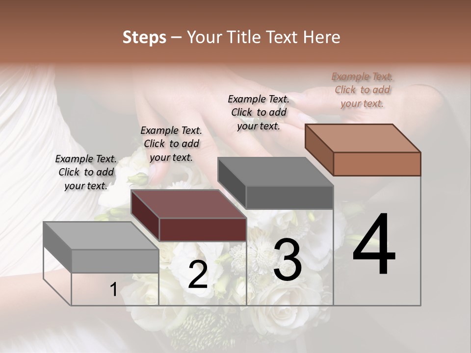 Bride Young Ceremony PowerPoint Template