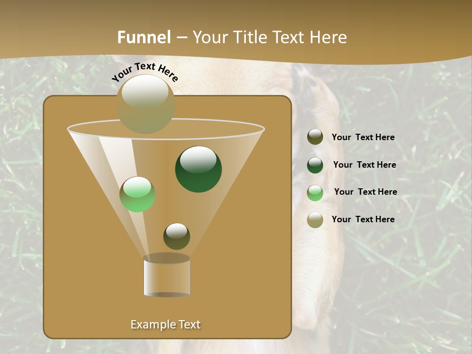 Mammal Canine Grass PowerPoint Template