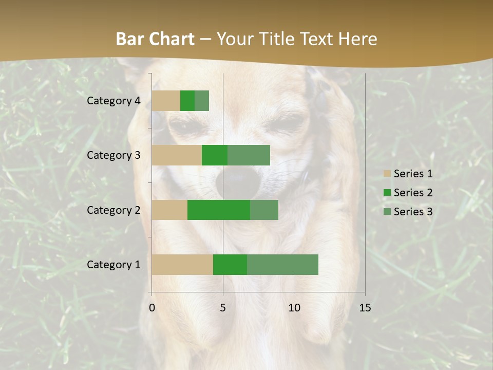 Mammal Canine Grass PowerPoint Template
