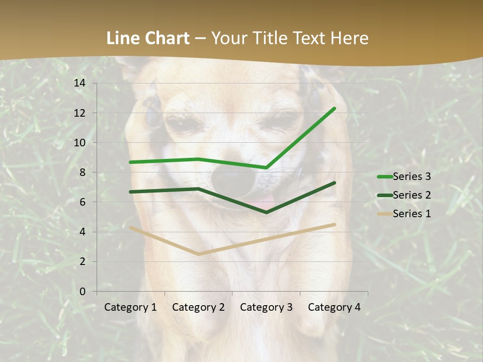 Mammal Canine Grass PowerPoint Template