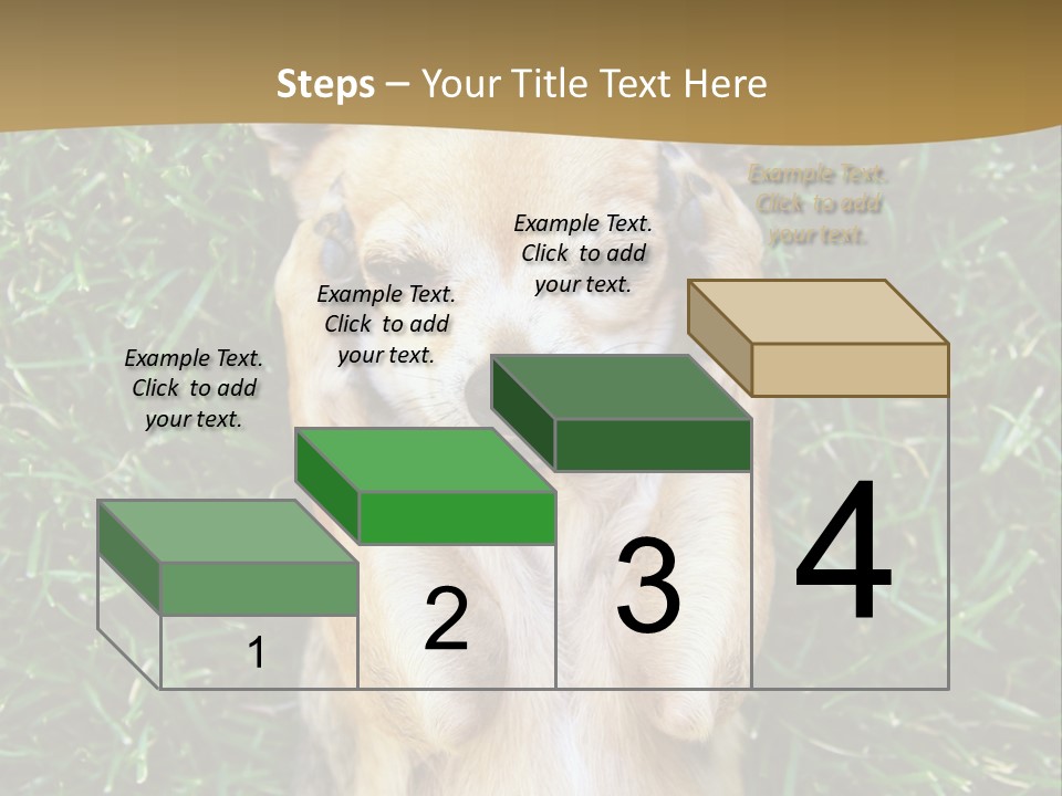 Mammal Canine Grass PowerPoint Template