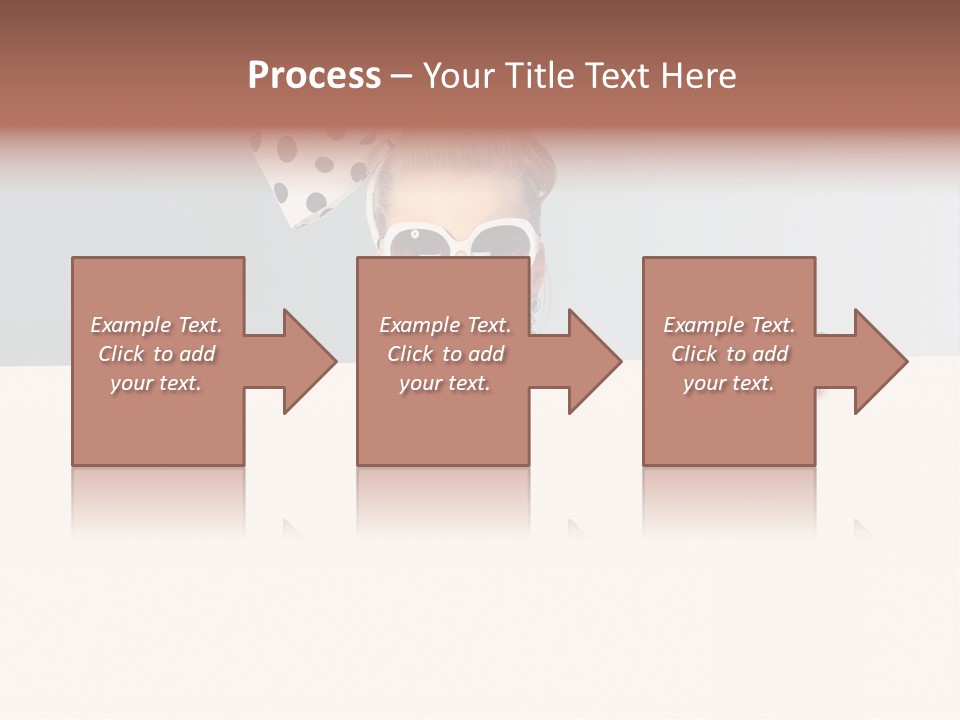 Hairstyle Pin Up Seductive PowerPoint Template