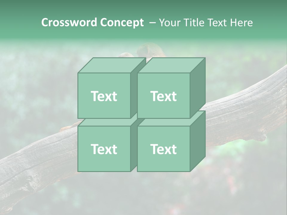 Fur Creature Outdoor PowerPoint Template