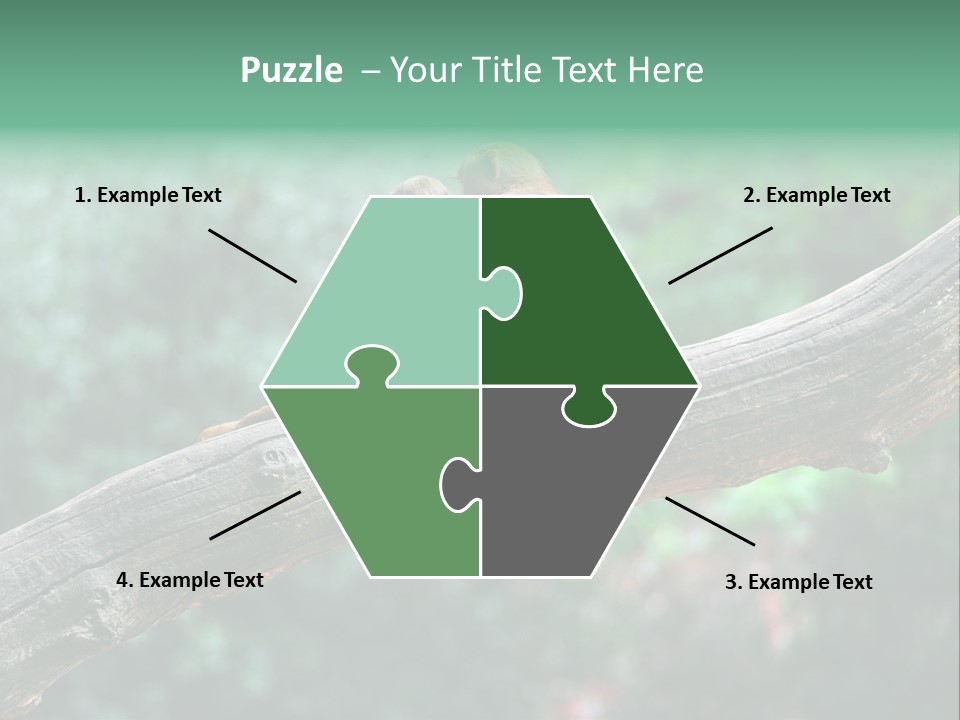 Fur Creature Outdoor PowerPoint Template