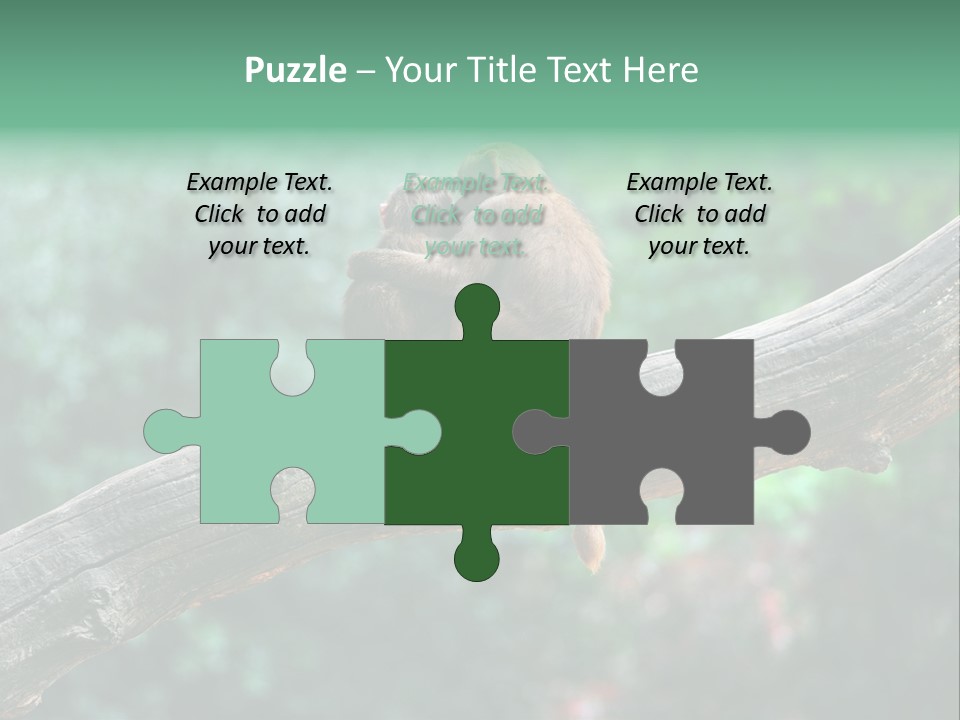 Fur Creature Outdoor PowerPoint Template