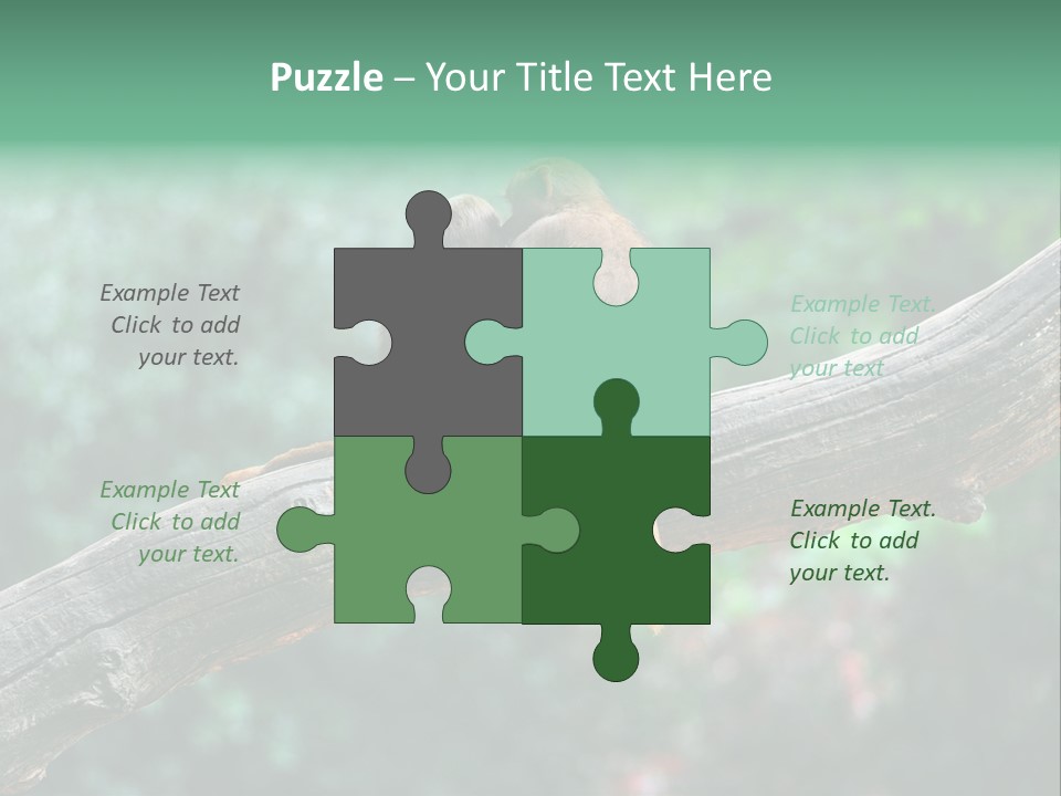 Fur Creature Outdoor PowerPoint Template