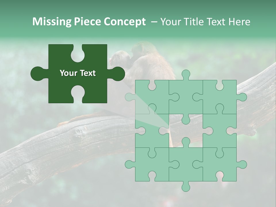 Fur Creature Outdoor PowerPoint Template