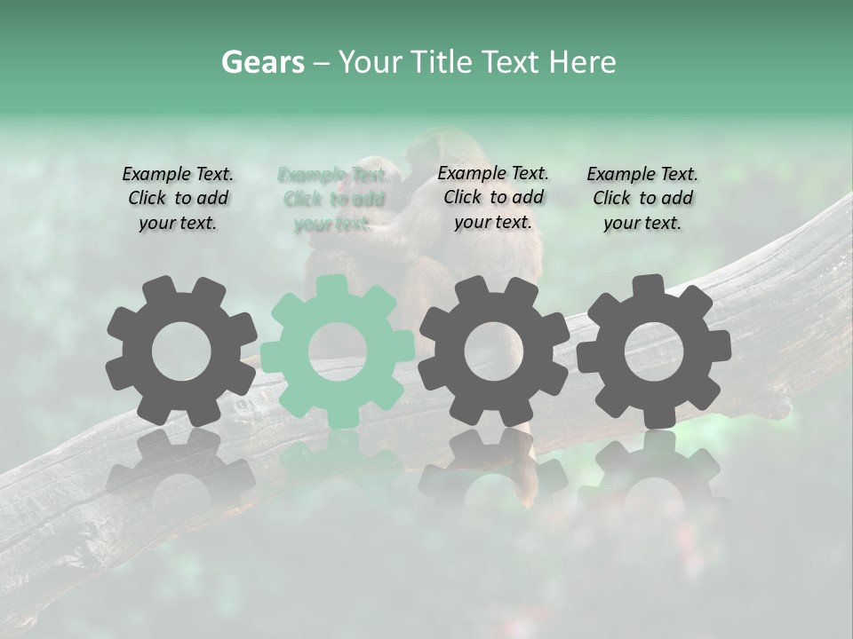 Fur Creature Outdoor PowerPoint Template