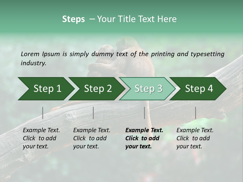 Fur Creature Outdoor PowerPoint Template