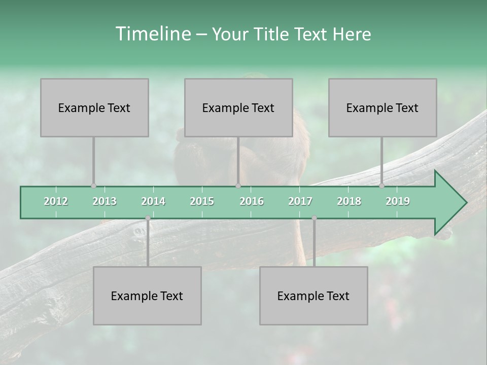 Fur Creature Outdoor PowerPoint Template