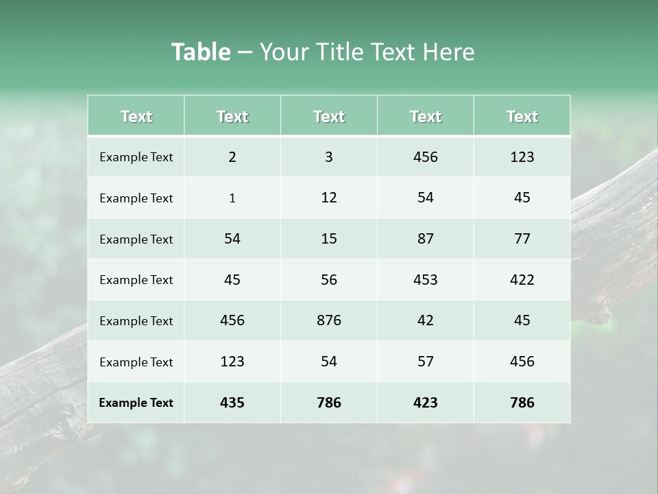 Fur Creature Outdoor PowerPoint Template