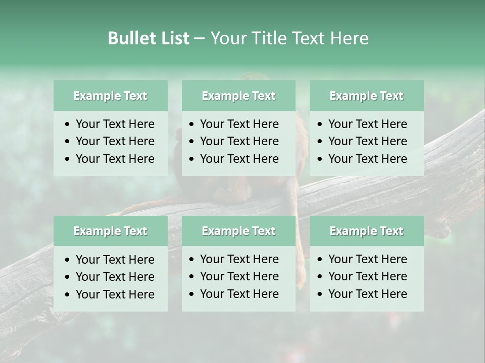 Fur Creature Outdoor PowerPoint Template