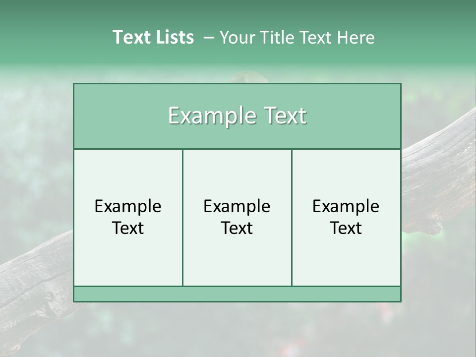 Fur Creature Outdoor PowerPoint Template