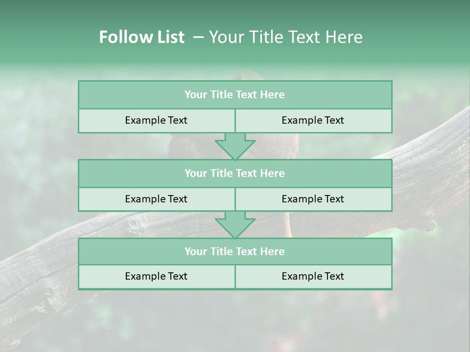 Fur Creature Outdoor PowerPoint Template