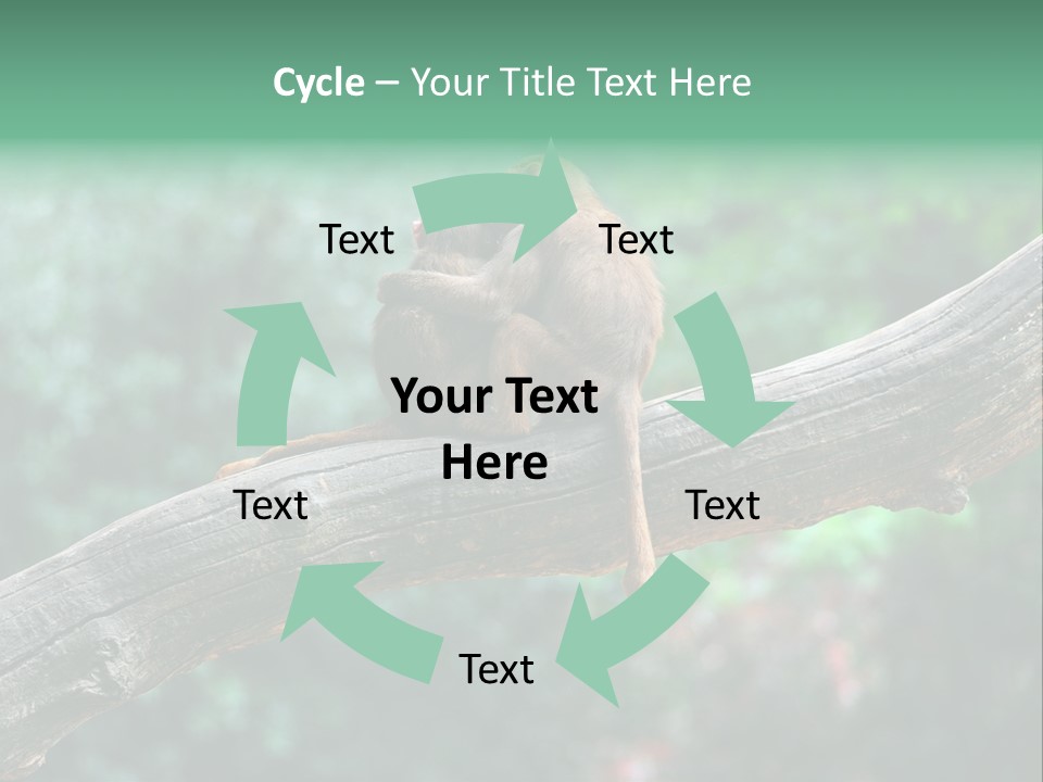 Fur Creature Outdoor PowerPoint Template