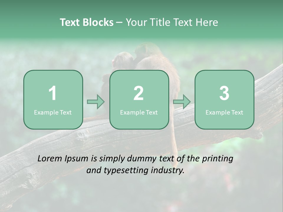 Fur Creature Outdoor PowerPoint Template