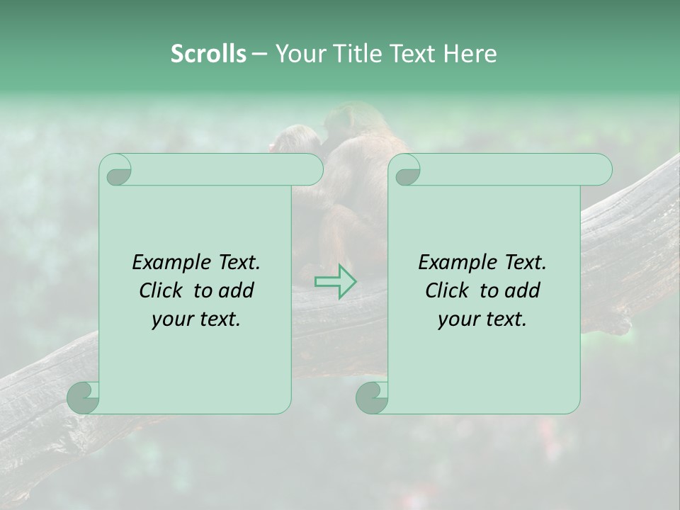 Fur Creature Outdoor PowerPoint Template