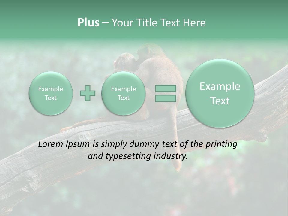 Fur Creature Outdoor PowerPoint Template