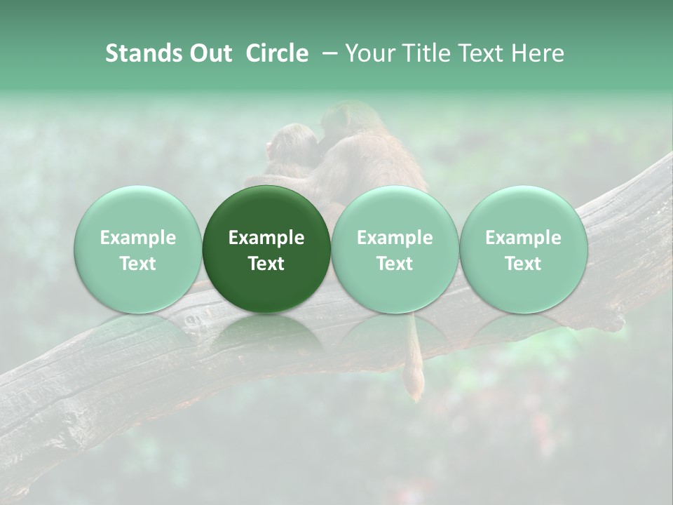 Fur Creature Outdoor PowerPoint Template
