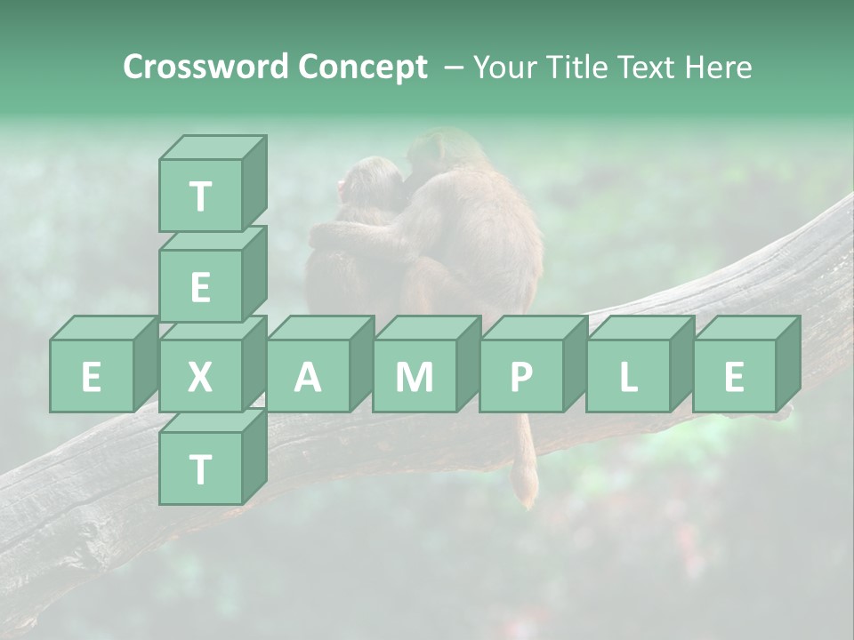 Fur Creature Outdoor PowerPoint Template