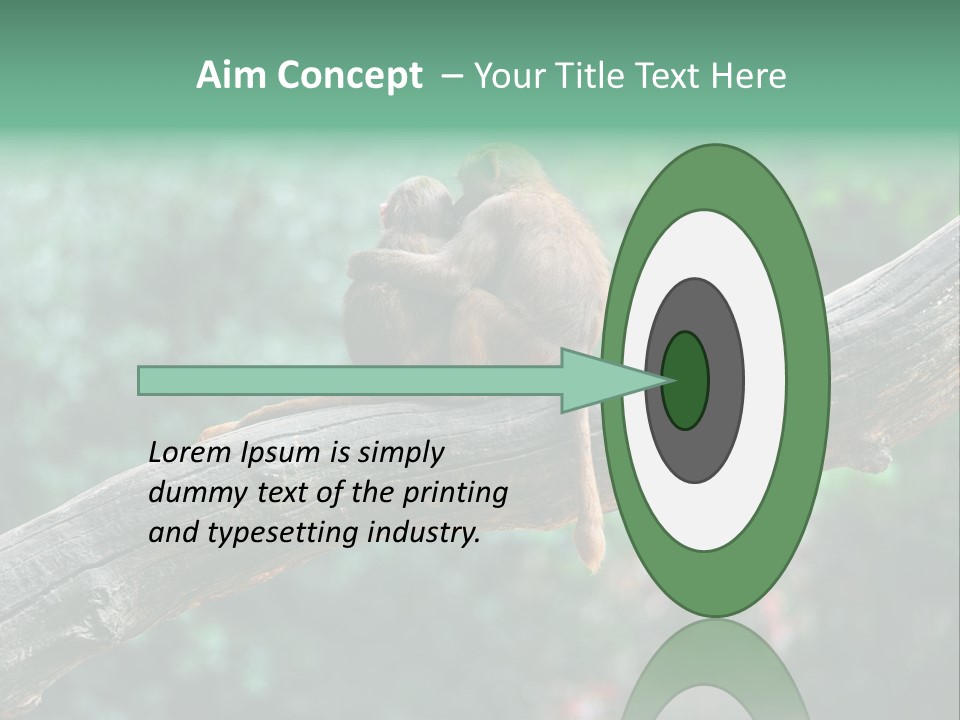 Fur Creature Outdoor PowerPoint Template