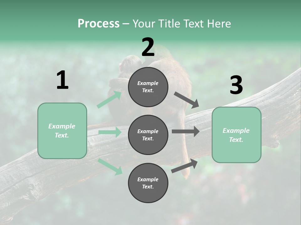 Fur Creature Outdoor PowerPoint Template