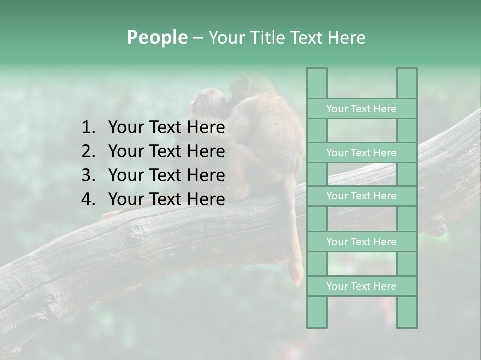 Fur Creature Outdoor PowerPoint Template